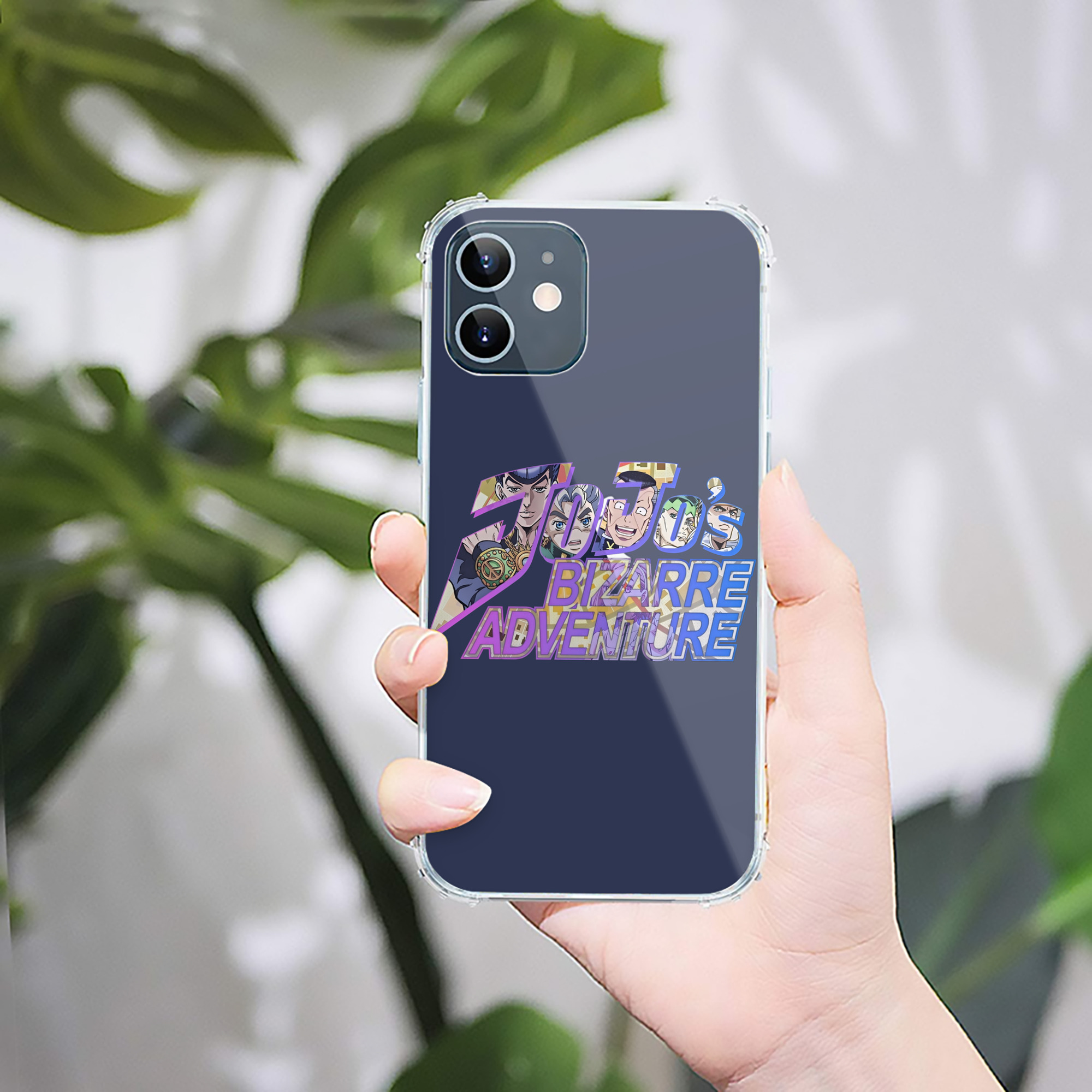 （画像用） ジョジョの奇妙な冒険 JoJo's Bizarre Adventure 【iPhone 12シリーズ対応】透明スマホケース（クリアソフトケース）